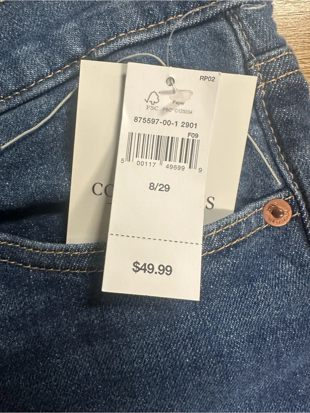 NWT Gap Mid-Rise 5” Shorts Denim Cuffed Blue Jeans Size 8